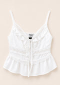 Lace Ruffle Cami Top