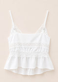 Load image into Gallery viewer, Lace Ruffle Cami Top
