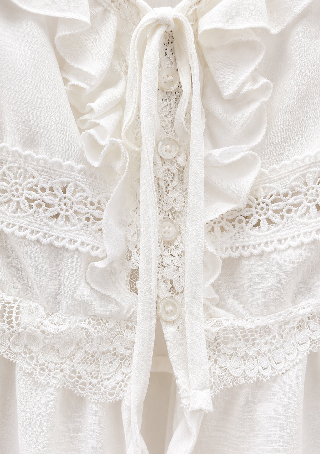 Lace Ruffle Cami Top