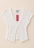 Delicate Lace Cardigan Blouse