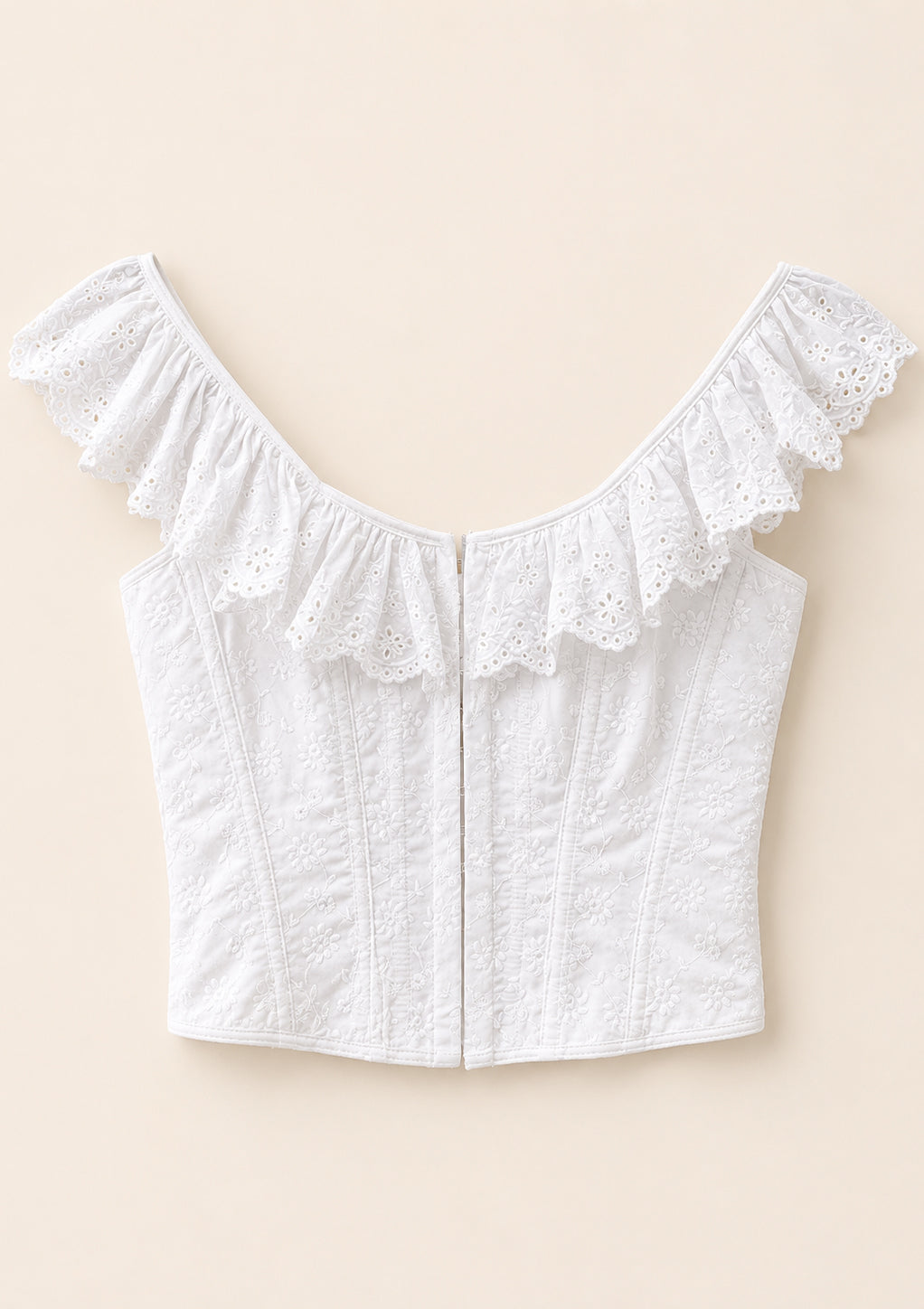 Broderie Corset Top