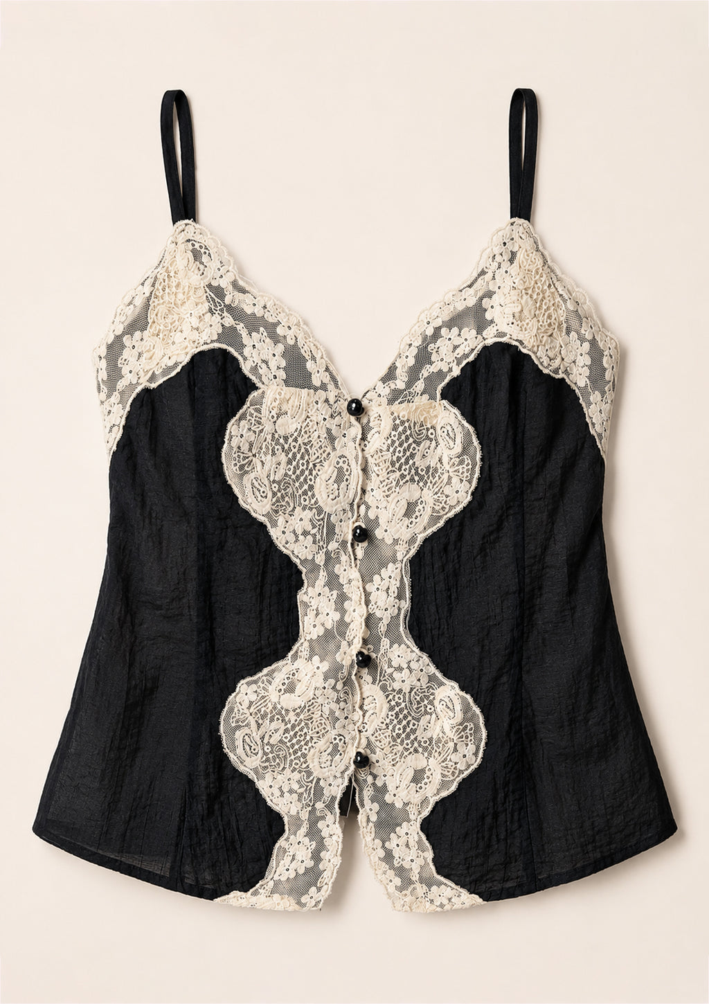 Midnight Lace Cami Top