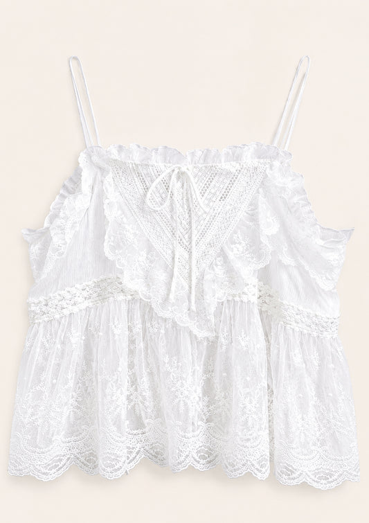 Дантелен топ Lace Cami
