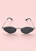 Load image into Gallery viewer, Slim Metal Sunglasses with Dark Lenses
