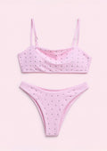 Pink Stardust Bikini Set