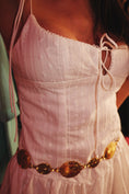 Load image into Gallery viewer, Flirty & Flowy Lace-Up Mini Dress
