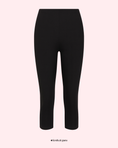Заредете изображението в програмата за преглед на галерия, Black leggings on a light pink background
