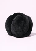 Заредете изображението в програмата за преглед на галерия, Black faux fur ear muffs on a white background
