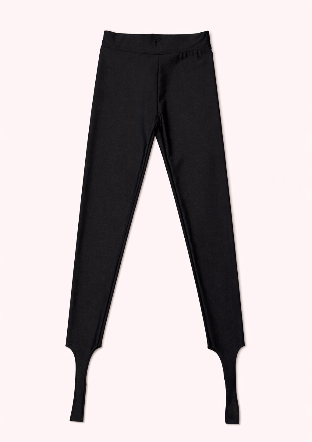 Black leggings on a white background