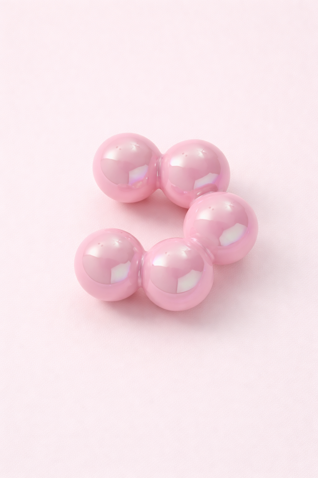 Pink Hoop Earrings