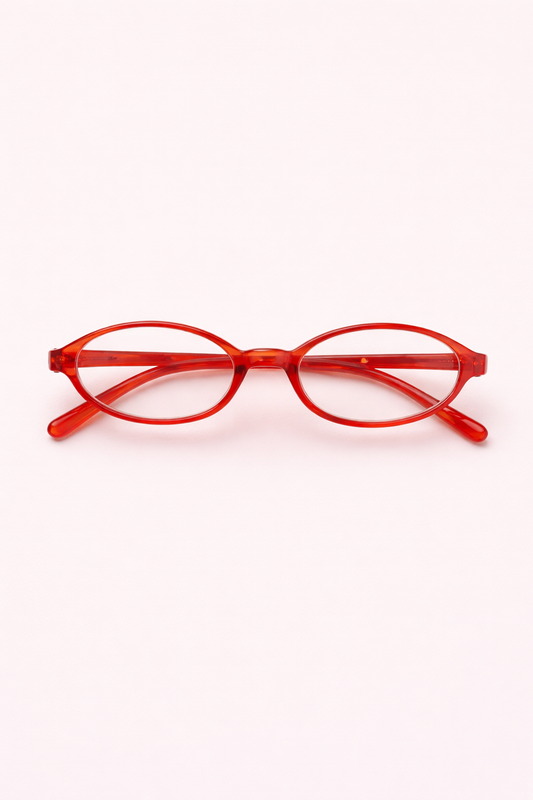 Red Oval glasses
