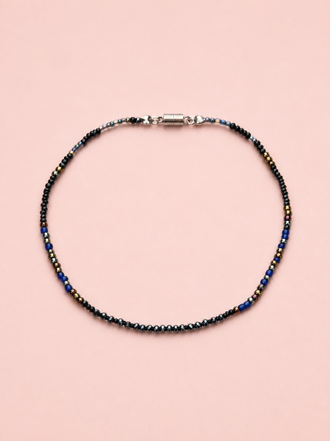 Handmade Midnight Beads Necklace