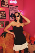 Load image into Gallery viewer, Strapless Pleated Mini Dress
