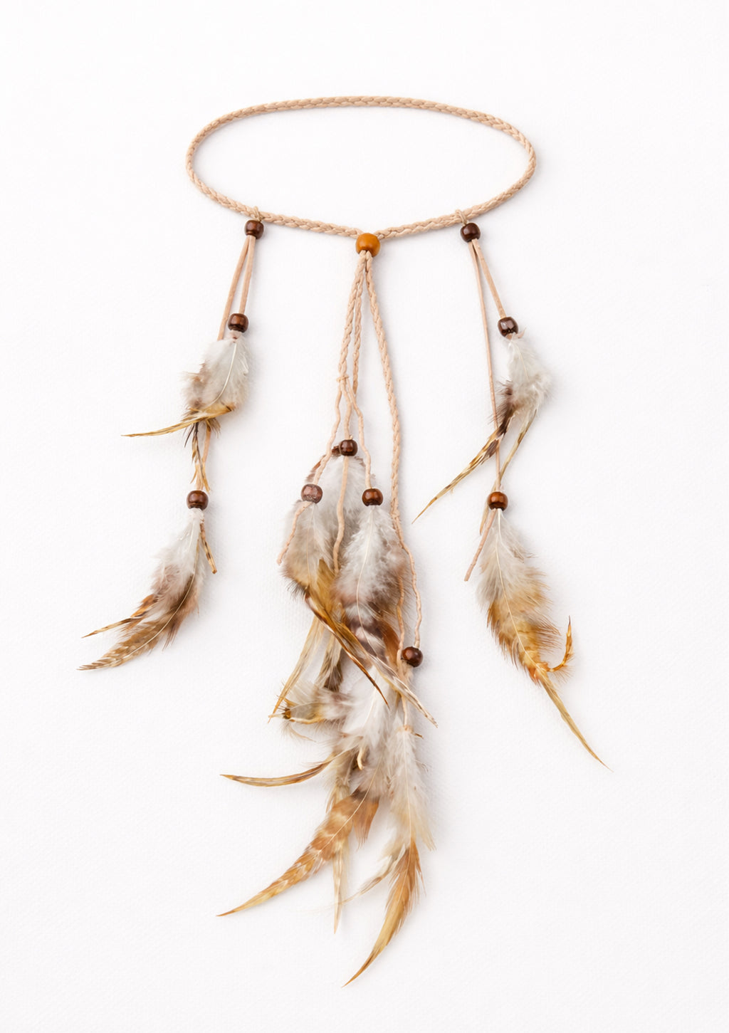 Feather Braided Hair Accessory