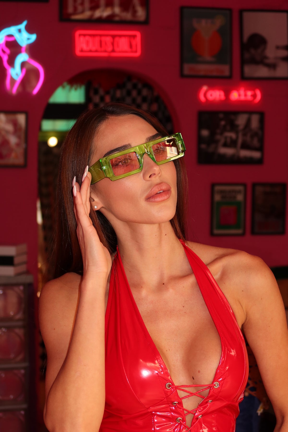 Neon Green Sunglasses