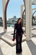 Load image into Gallery viewer, Black knitted dress
