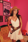 Load image into Gallery viewer, Vintage Western Disc Belt
