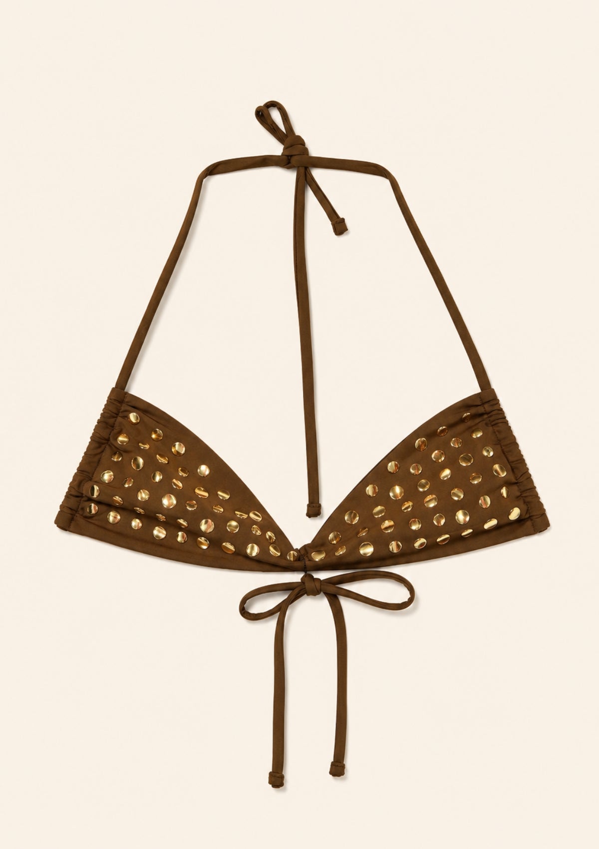 Studded Tie-Side Bikini Set