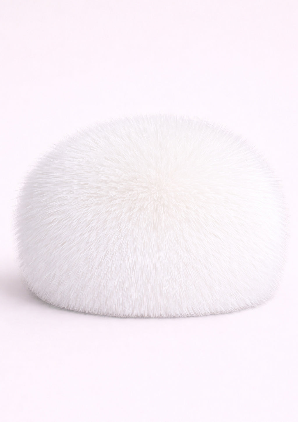 White textured hat on a white background