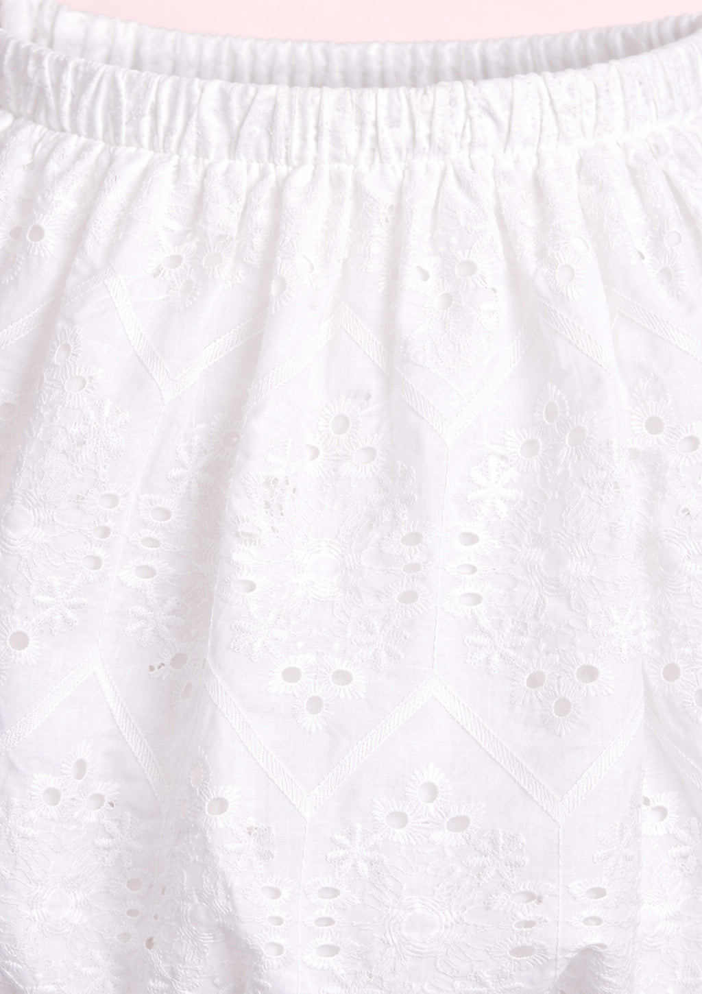 White lace  skort