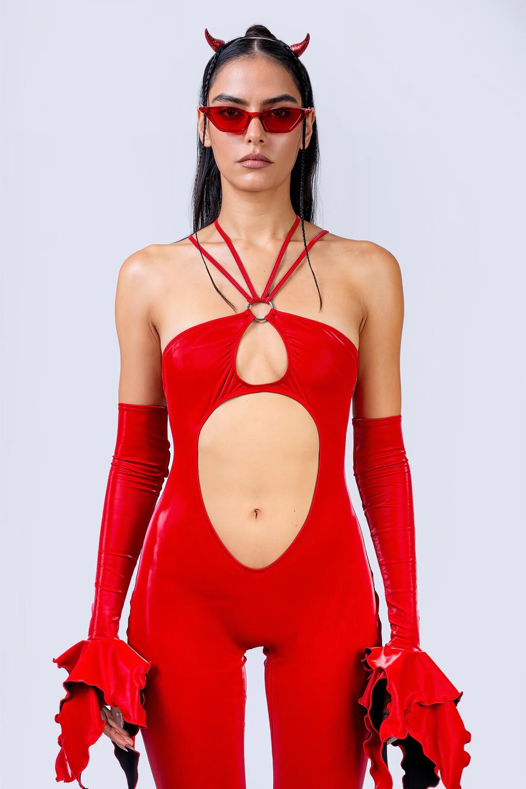 BADINKA Game On Open Front Romper