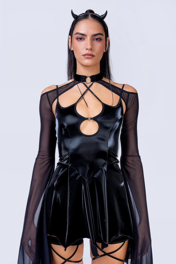 Badinka Bring On The Wing Mini Dress