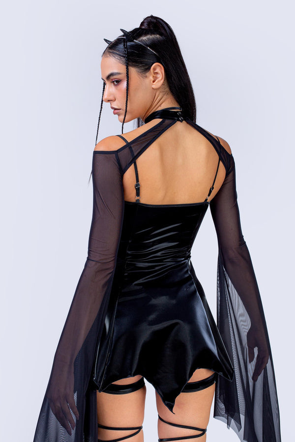 Badinka Bring On The Wing Mini Dress