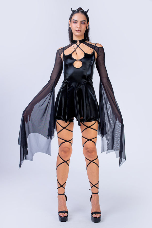Badinka Bring On The Wing Mini Dress